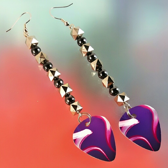 Festival Ready Guitar Pick Earrings