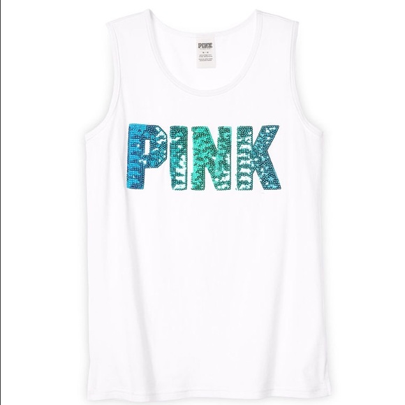 PINK Victoria's Secret Tops - •Victoria's Secret Bling Campus Tank•