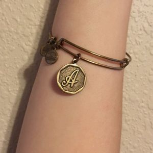 Alex and Ani "A" Inital Bracelet