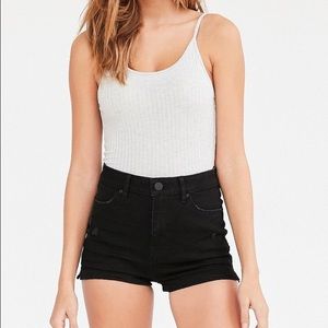 BDG Super High Rise Pin Up Shorts - Black
