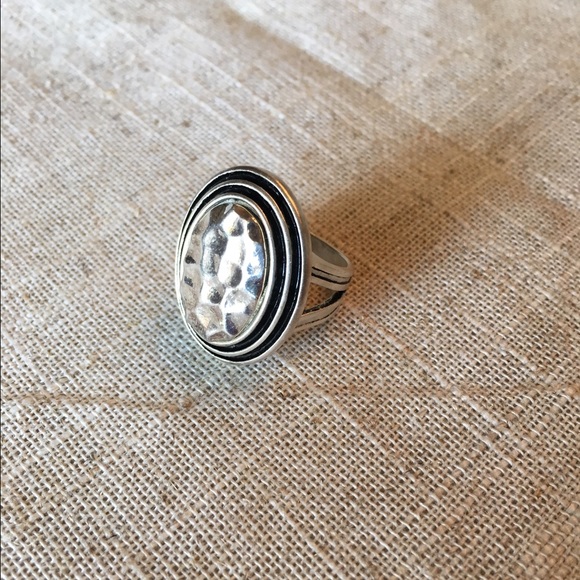 Premier Hammered Ring