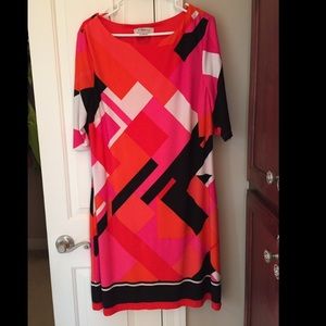Jessica Howard geometric shift dress