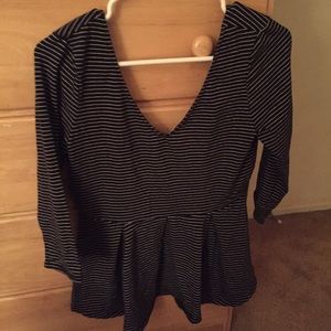 Victoria's Secret peplum top. New without tags