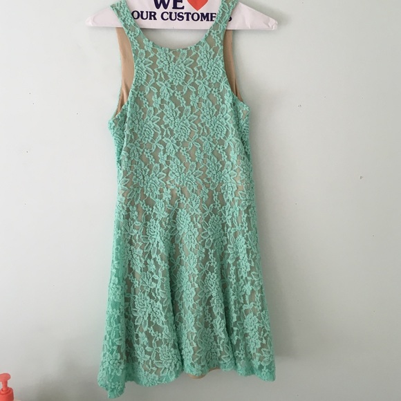 Turquoise Lace dress from Nordstrom BP department