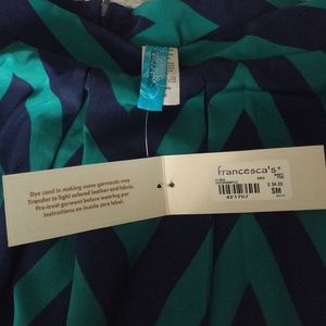 Francesca's chevron skirt