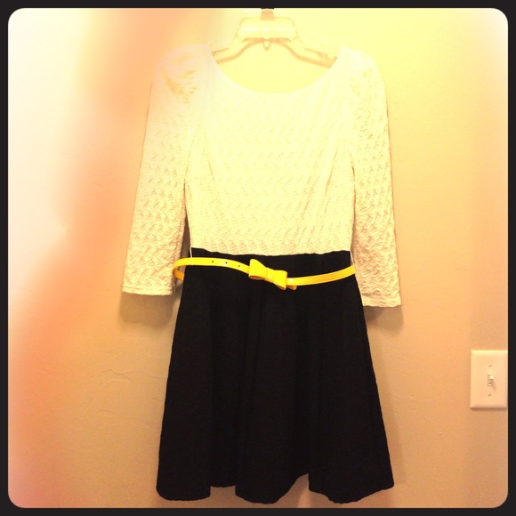 Black & White Cocktail Dress