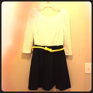 Black & White Cocktail Dress