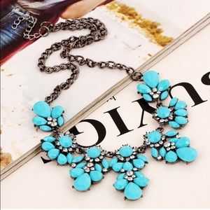 Turquoise Collar Statement Necklace