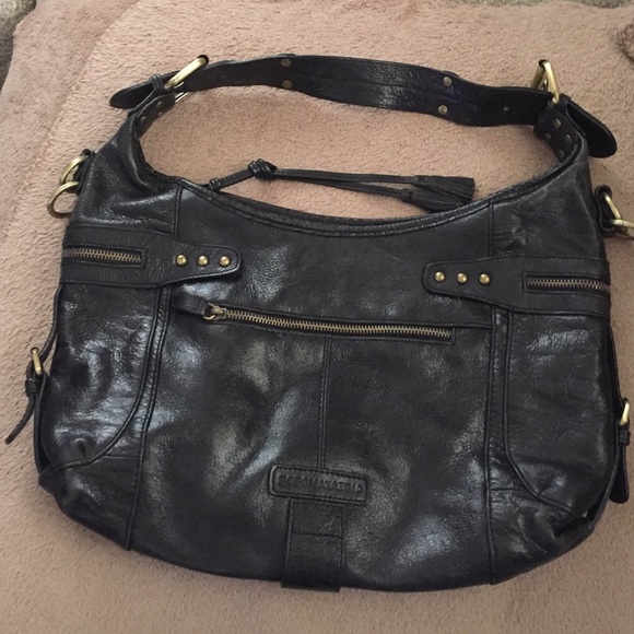 BCBG black leather bag - Picture 2 of 4