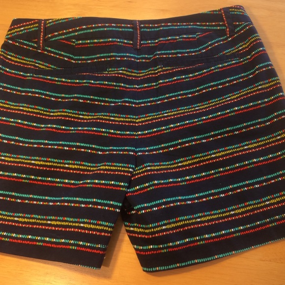 Merona Dark Blue Pattern Shorts Size 4 - Picture 3 of 3