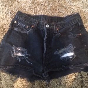 High waisted Jean shorts