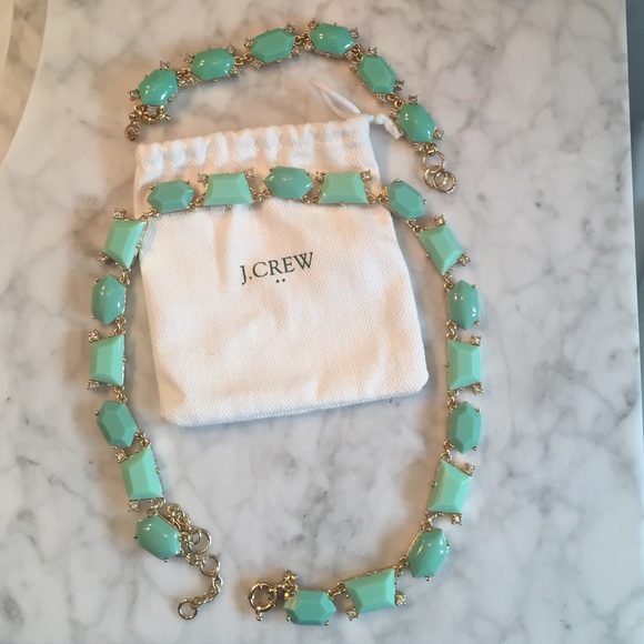 J crew necklace and bracelet