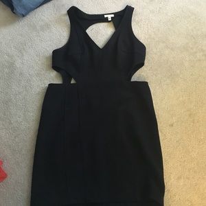 Silence + Noise black cutout dress