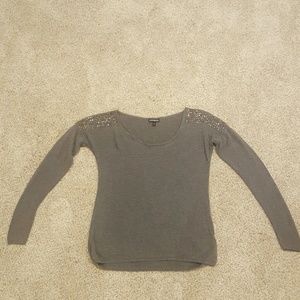Express Gray Top