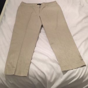 Khaki talbots capris
