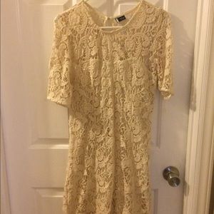 Urban Outfitters white lace dress