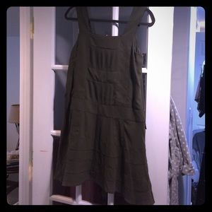 Really cute army green dress.