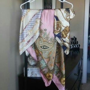 3 Faux Silk Scarves