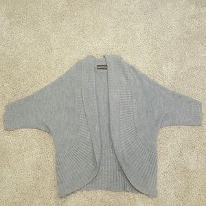 Gray Sweater Cover Up
