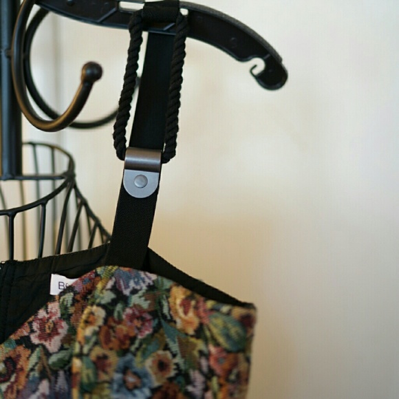 NWT BCBGeneration Black Floral Dress - Picture 3 of 4