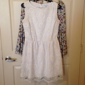 White lace dress