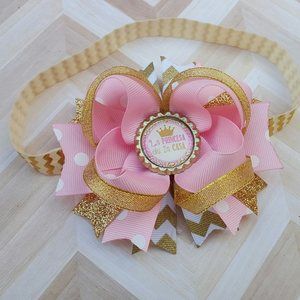 "La Princesa de la Casa" baby headband