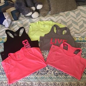 Bundle of Workout Tops.