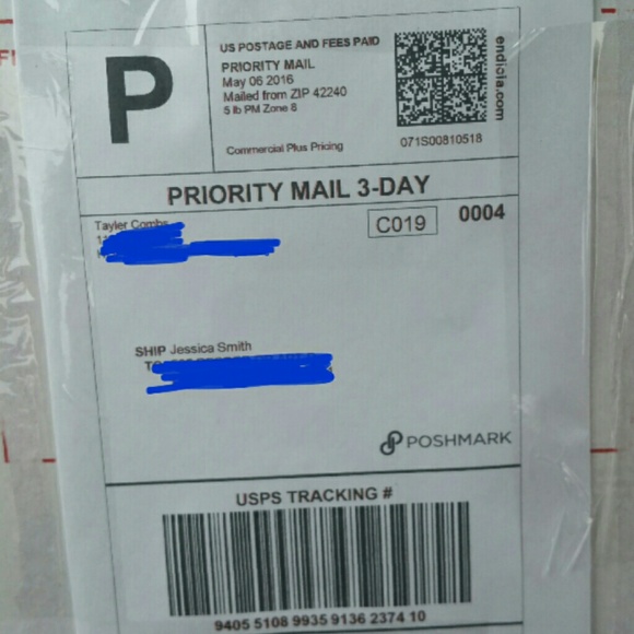 Proof of shipment