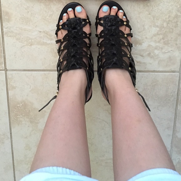 NEW GUESS Tinley Wedge Sandals - Picture 4 of 4