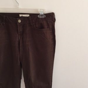 F21 Brown Skinny Pants