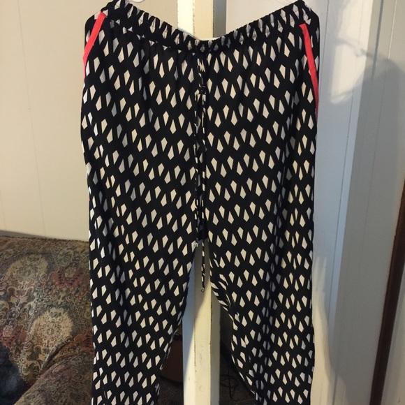 Printed palazzo pants