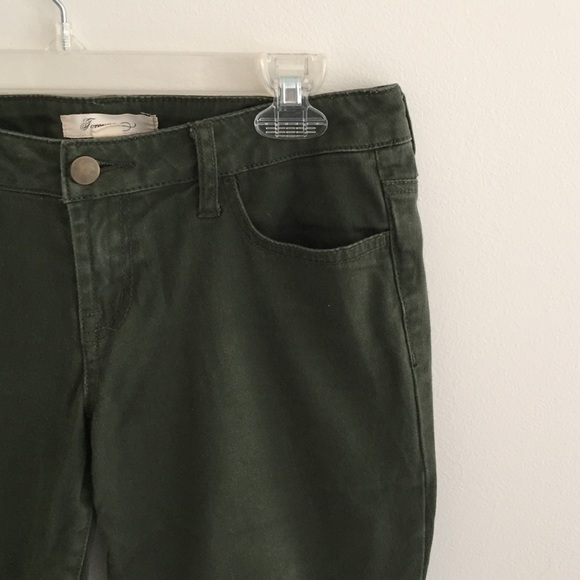F21 Dark Green Skinny Pants