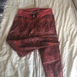 Maison Scotch / Patterned woven festival pants
