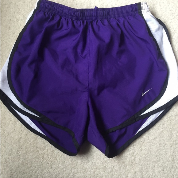 Nike purple track shorts