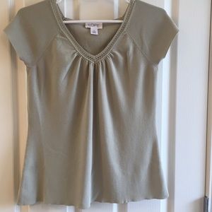 Pretty LOFT cap sleeve sweater, M