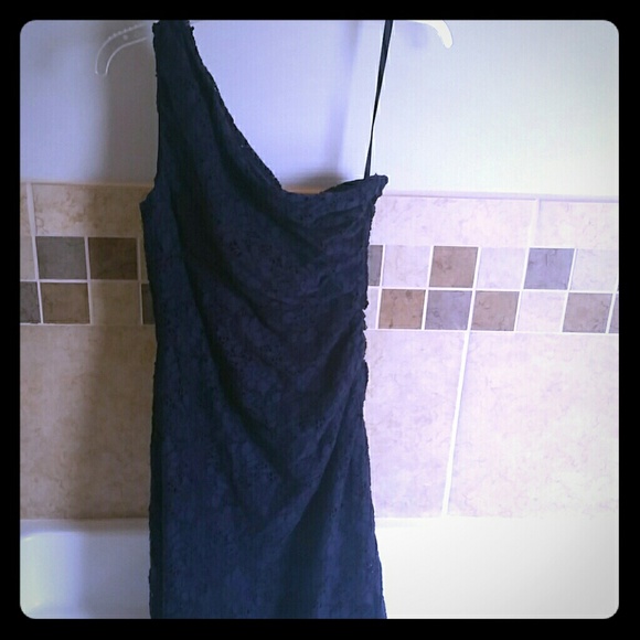 Navy Ralph Lauren lace knee length dress