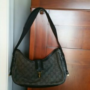 Black Denim Small Gucci Handbag
