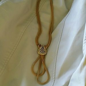 Vintage gold rope necklace