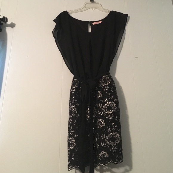 Sheer black dress
