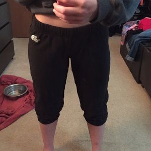 North face black sweat pants