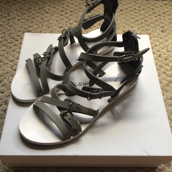 Balenciaga Sandals Flat Ankle Strap Multi 39/8 $950 | eBay Balenciaga Multi-Strap Sandals