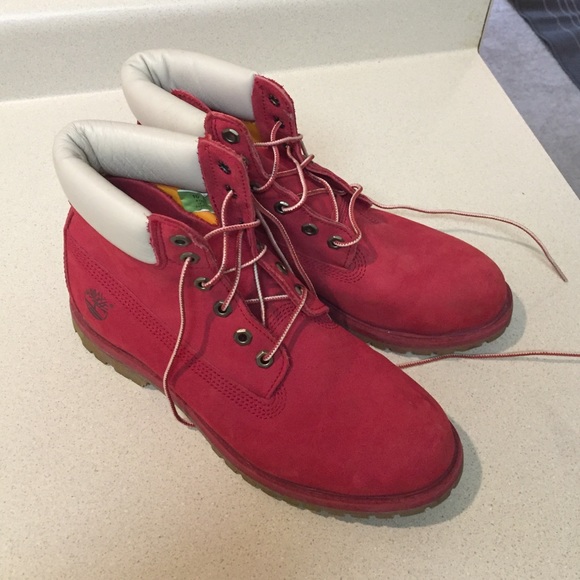 Red Limited Edition Timberlands