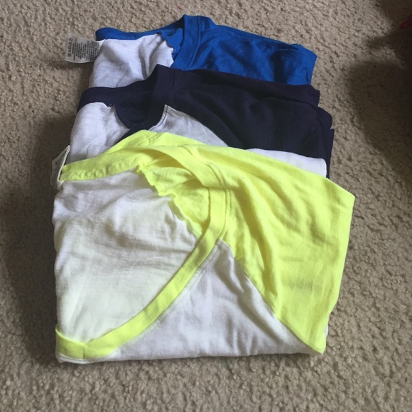 Pink long sleeve tees