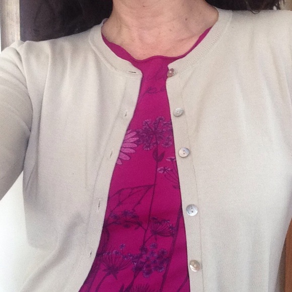 August Silk cardigan