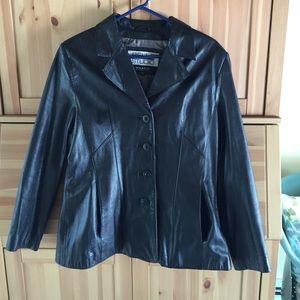Black Wilson leather jacket