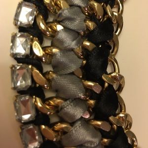 Stone Chain Ribbon necklace like Tempest