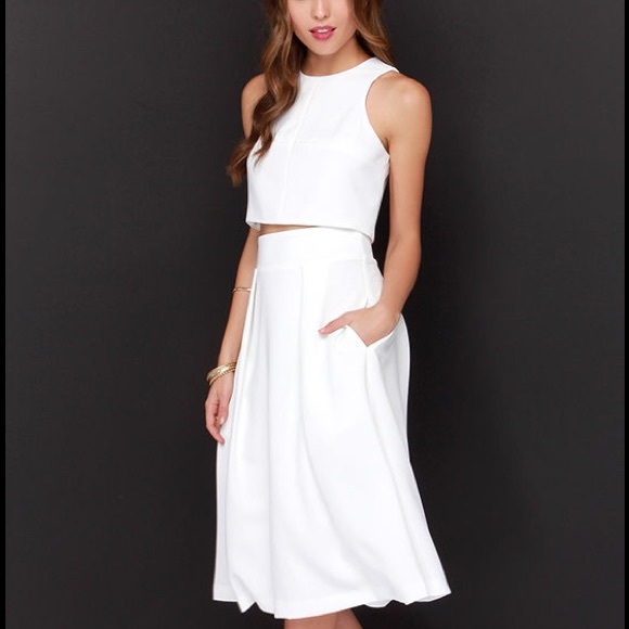Ivory Two-Piece Dress