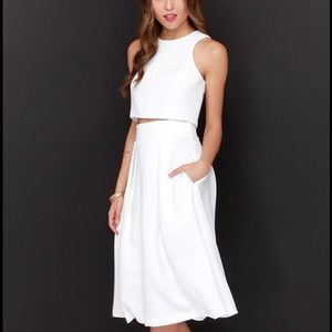 Ivory Two-Piece Dress