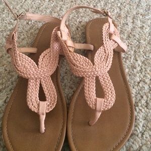 Pink sandals