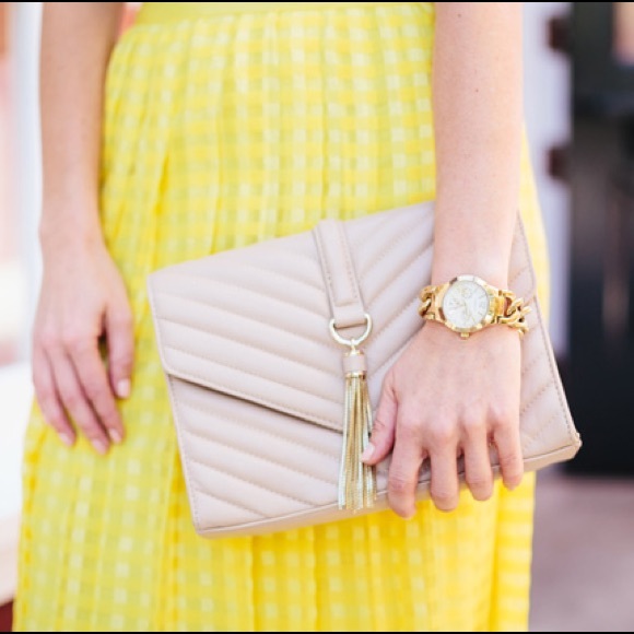Elle Yellow Organza Lined Midi Skirt NWT - Picture 4 of 4